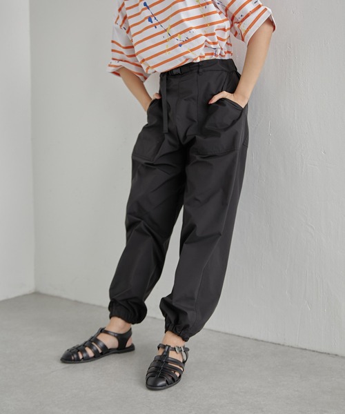 ear PAPILLONNER(イアパピヨネ)の「裾絞りパンツ【SUM1 STYLE(スミスタイル)】(その他パンツ・レディース・アイボリー/ブラック・FREE)」の12枚目の写真
