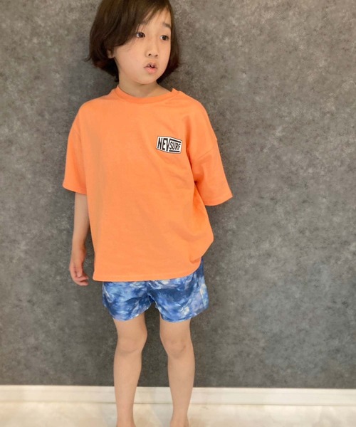 THE CASUAL（カジュアル）の「水陸両用　NEVSURFハーフパンツ（水着・キッズ・ダークネイビー/グリーン系その他/グレー系/ネイビー系/ネイビー系1/ブラック系/ブラック/グリーン系その他2/ブルー系/グリーン系/ダークパープル/ブルー系その他・150cm/130cm/160cm/140cm/110cm/120cm）」の9枚目の写真