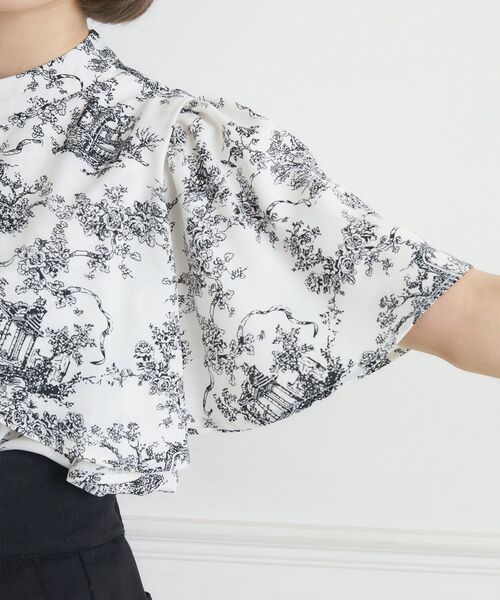 ems excite（エムズエキサイト）の「パターンボウタイBL（シャツ/ブラウス・レディース・ブラック系その他/ブルー系その他・FREE）」の14枚目の写真