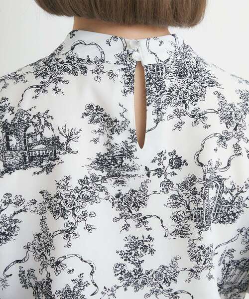 ems excite（エムズエキサイト）の「パターンボウタイBL（シャツ/ブラウス・レディース・ブラック系その他/ブルー系その他・FREE）」の15枚目の写真