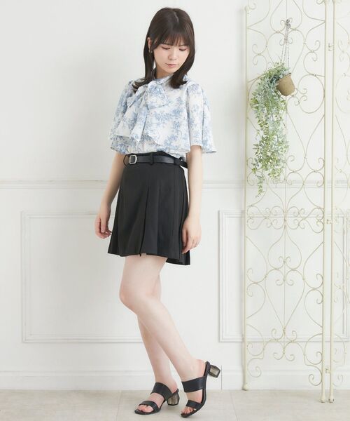 ems excite（エムズエキサイト）の「パターンボウタイBL（シャツ/ブラウス・レディース・ブラック系その他/ブルー系その他・FREE）」の21枚目の写真