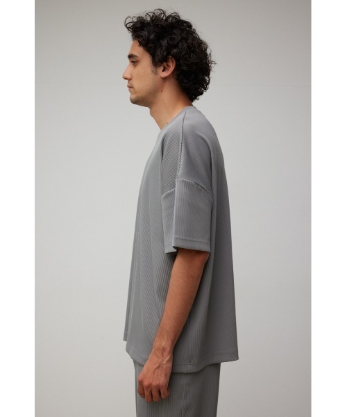 AZUL by moussy(アズールバイマウジー)の「リップルクルーネックTシャツ(Tシャツ/カットソー・メンズ・ブラック/ライトブルー/ライトグレー・FREE)」の19枚目の写真