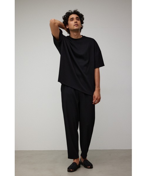 AZUL by moussy(アズールバイマウジー)の「リップルクルーネックTシャツ(Tシャツ/カットソー・メンズ・ブラック/ライトブルー/ライトグレー・FREE)」の10枚目の写真