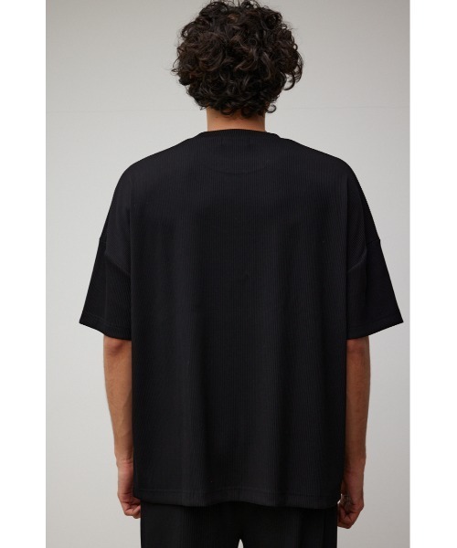 AZUL by moussy(アズールバイマウジー)の「リップルクルーネックTシャツ(Tシャツ/カットソー・メンズ・ブラック/ライトブルー/ライトグレー・FREE)」の18枚目の写真