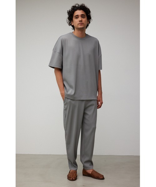 AZUL by moussy(アズールバイマウジー)の「リップルクルーネックTシャツ(Tシャツ/カットソー・メンズ・ブラック/ライトブルー/ライトグレー・FREE)」の8枚目の写真
