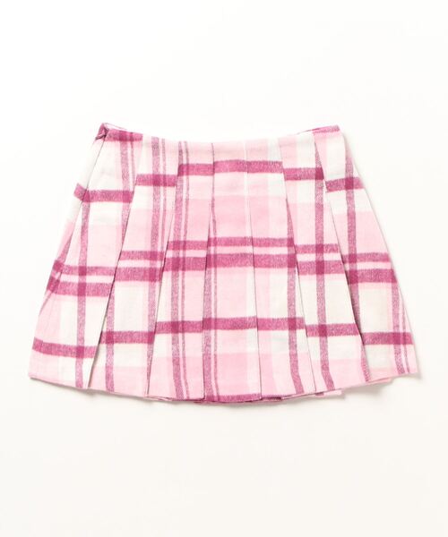 A BATHING APE（アベイシングエイプ）の「CHECK PLEATED SKIRT L