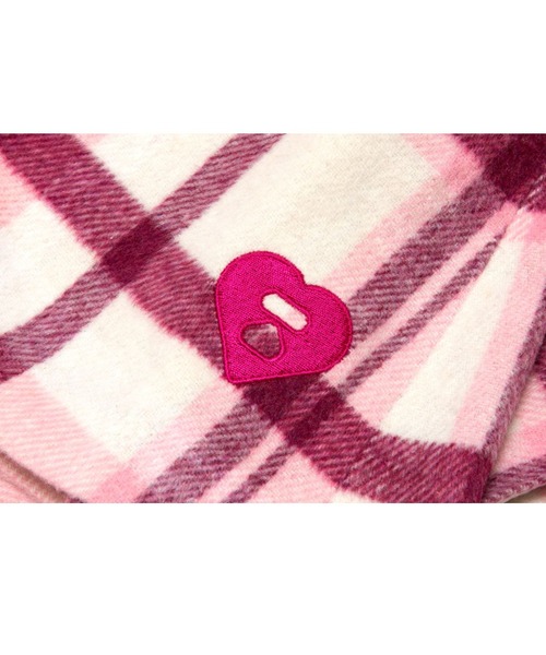 チェックスカート　アベイシングエイプ　スカート　お洒落 A BATHING APE（アベイシングエイプ）の「CHECK PLEATED SKIRT L