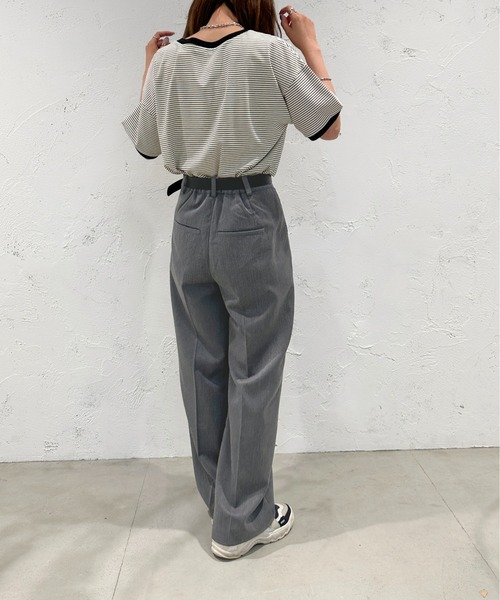 apres jour mignon（アプレジュールミニョン）の「アソートボーダーTシャツ【ZOZOTOWN限定アイテム】（Tシャツ/カットソー・レディース・レッド/ブラック/ブルー/ネイビー/グリーン系その他/ピンク/グリーン・X-LARGE/フリー）」の13枚目の写真