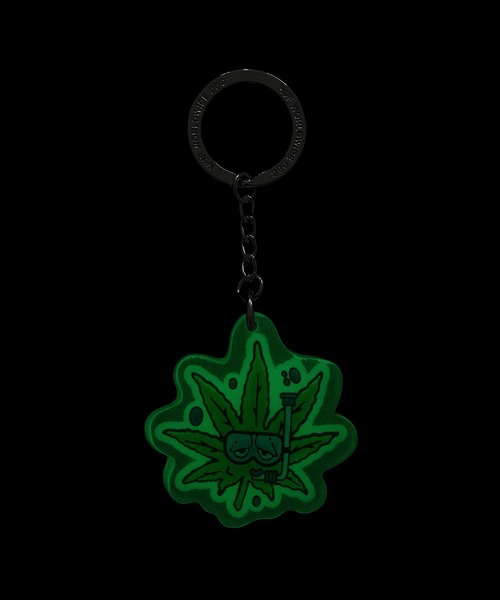 Huf 葉っぱデザイン キーホルダー HUF キャラクター型・葉っぱ型キーホルダーセット - メルカリ