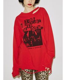jouetie | ダメージグランジロンT(Tシャツ/カットソー)