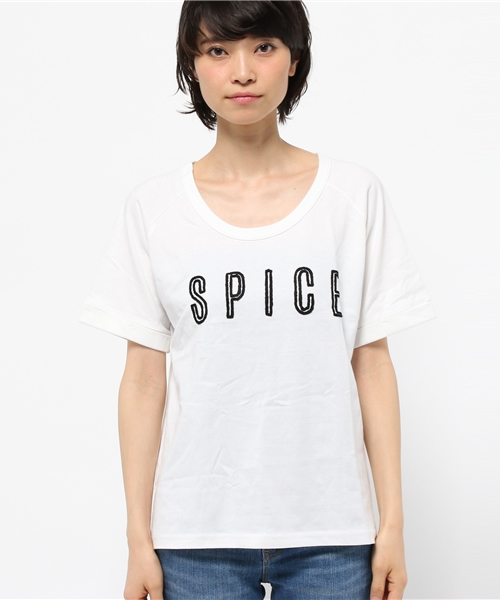 OUTLET（アウトレット）の「【CIAOPANIC TYPY】POCスパイスステッチTEE（Tシャツ/カットソー・レディース・サックスブルー/ホワイト・FREE）」の3枚目の写真