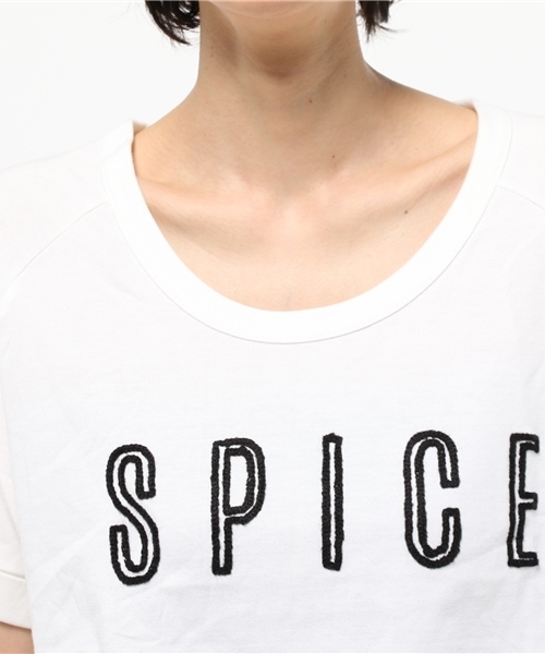 OUTLET（アウトレット）の「【CIAOPANIC TYPY】POCスパイスステッチTEE（Tシャツ/カットソー・レディース・サックスブルー/ホワイト・FREE）」の6枚目の写真