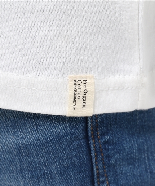 OUTLET（アウトレット）の「【CIAOPANIC TYPY】POCスパイスステッチTEE（Tシャツ/カットソー・レディース・サックスブルー/ホワイト・FREE）」の9枚目の写真