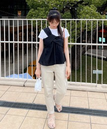 [ SHIORI × Isn't She? ] アシメデザインキャミソール