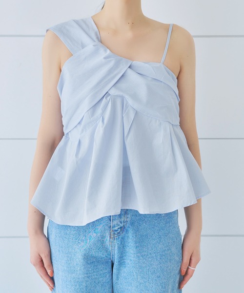 SHIORI × Isn't She? ] アシメデザインキャミソール