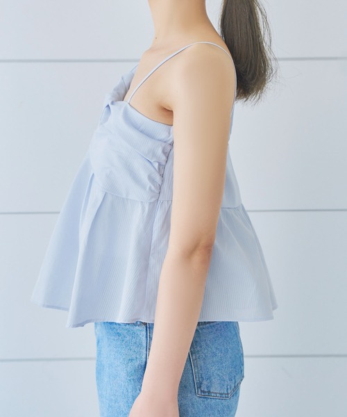 セール】[ SHIORI × Isn't She? ] アシメデザインキャミソール