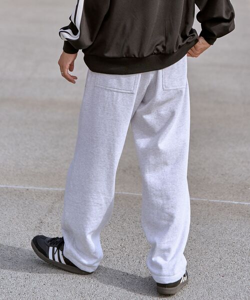 FFEIN（フェイン）の「【FFEIN(フェイン)】 裏起毛ベイカーパンツ/ スウェット ドローコード（スウェットパンツ・メンズ・ブラック/オフホワイト・MEDIUM/SMALL/LARGE）」の10枚目の写真