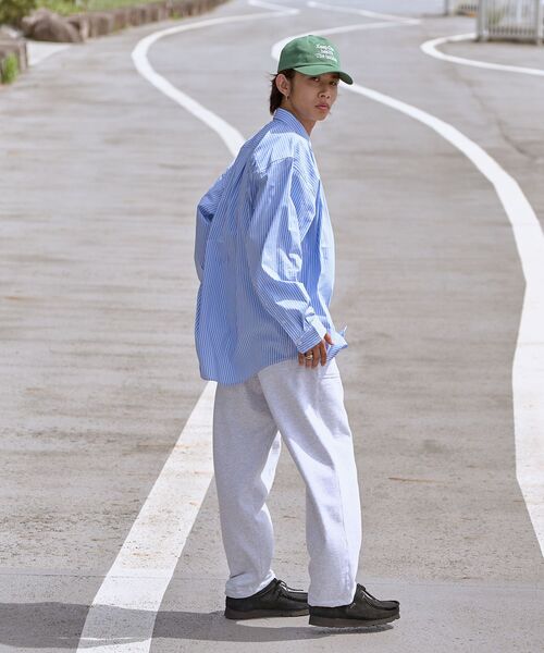 FFEIN（フェイン）の「【FFEIN(フェイン)】 裏起毛ベイカーパンツ/ スウェット ドローコード（スウェットパンツ・メンズ・ブラック/オフホワイト・MEDIUM/SMALL/LARGE）」の15枚目の写真