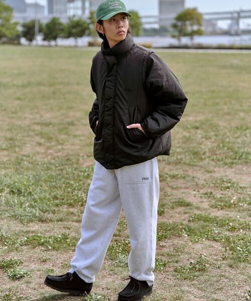 FFEIN（フェイン）の「【FFEIN(フェイン)】 裏起毛ベイカーパンツ/ スウェット ドローコード（スウェットパンツ・メンズ・ブラック/オフホワイト・MEDIUM/SMALL/LARGE）」の18枚目の写真