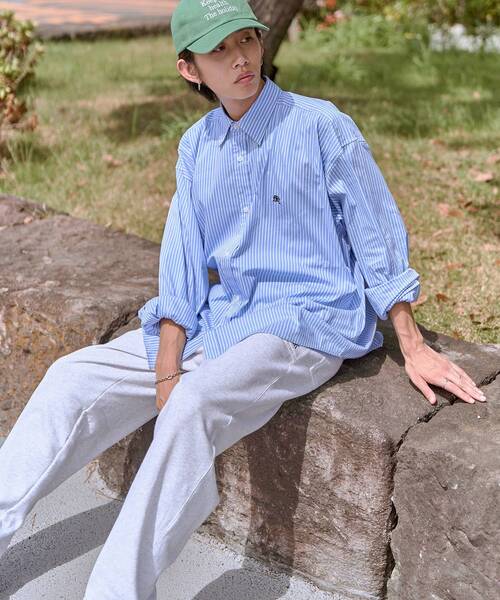 FFEIN（フェイン）の「【FFEIN(フェイン)】 裏起毛ベイカーパンツ/ スウェット ドローコード（スウェットパンツ・メンズ・ブラック/オフホワイト・MEDIUM/SMALL/LARGE）」の22枚目の写真