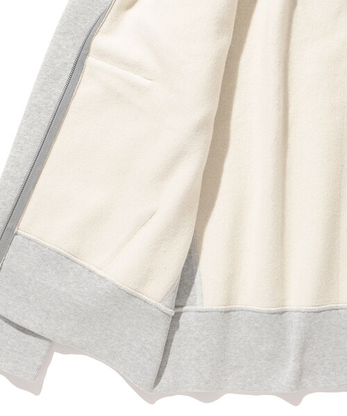 Champion（チャンピオン）の「Champion × BEAMS / 別注 フルジップ パーカー（パーカー・メンズ・ブラック/オフホワイト/グレー・L/XL/S/M）」の7枚目の写真