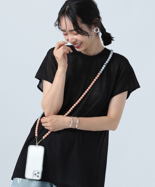 BAYFLOW（ベイフロー）の「BAYFLOW BFビーズショルダートラップ（スマホグッズ・レディース・ピンク/ブルー・0）」の9枚目の写真