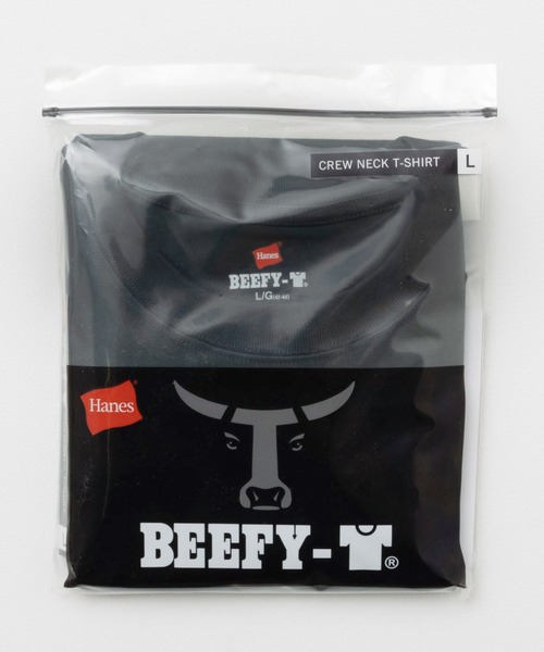 HANES（ヘインズ）の「【Hanes/ヘインズ】BEEFY-T (ビーフィーT) ショートスリーブTシャツ H5180（Tシャツ/カットソー・メンズ・ブラック/ホワイト/ネイビー/ダークグリーン/ヘザーグレー/ダークグレー・L/M/XL/S）」の5枚目の写真