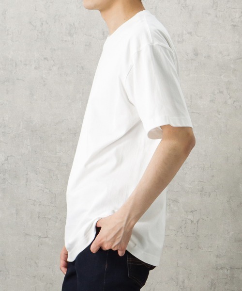 HANES（ヘインズ）の「【Hanes/ヘインズ】BEEFY-T (ビーフィーT) ショートスリーブTシャツ H5180（Tシャツ/カットソー・メンズ・ブラック/ホワイト/ネイビー/ダークグリーン/ヘザーグレー/ダークグレー・L/M/XL/S）」の14枚目の写真