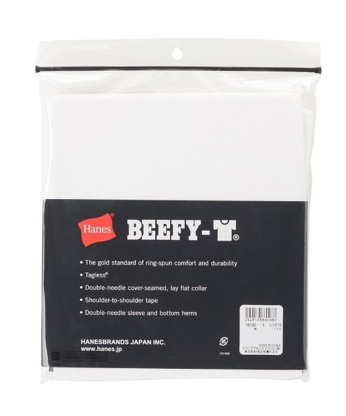 HANES（ヘインズ）の「【Hanes/ヘインズ】BEEFY-T (ビーフィーT) ショートスリーブTシャツ H5180（Tシャツ/カットソー・メンズ・ブラック/ホワイト/ネイビー/ダークグリーン/ヘザーグレー/ダークグレー・L/M/XL/S）」の20枚目の写真