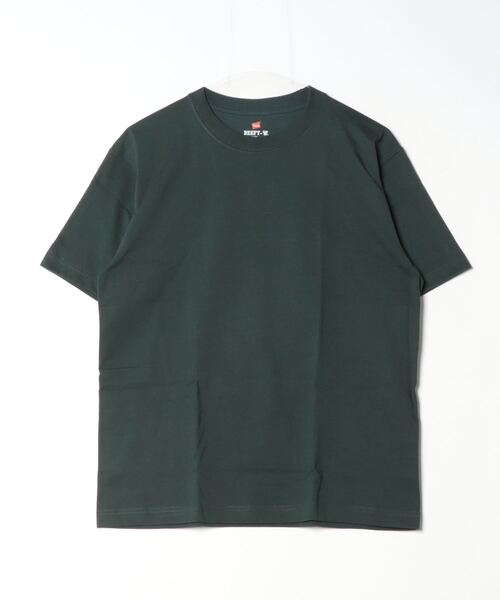 HANES（ヘインズ）の「【Hanes/ヘインズ】BEEFY-T (ビーフィーT) ショートスリーブTシャツ H5180（Tシャツ/カットソー・メンズ・ブラック/ホワイト/ネイビー/ダークグリーン/ヘザーグレー/ダークグレー・L/M/XL/S）」の11枚目の写真