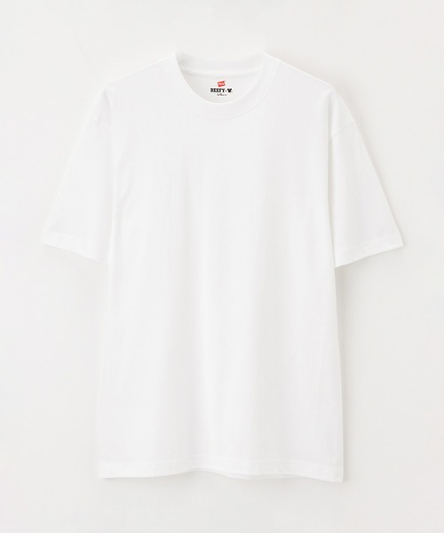HANES（ヘインズ）の「【Hanes/ヘインズ】BEEFY-T (ビーフィーT) ショートスリーブTシャツ H5180（Tシャツ/カットソー・メンズ・ブラック/ホワイト/ネイビー/ダークグリーン/ヘザーグレー/ダークグレー・L/M/XL/S）」の7枚目の写真