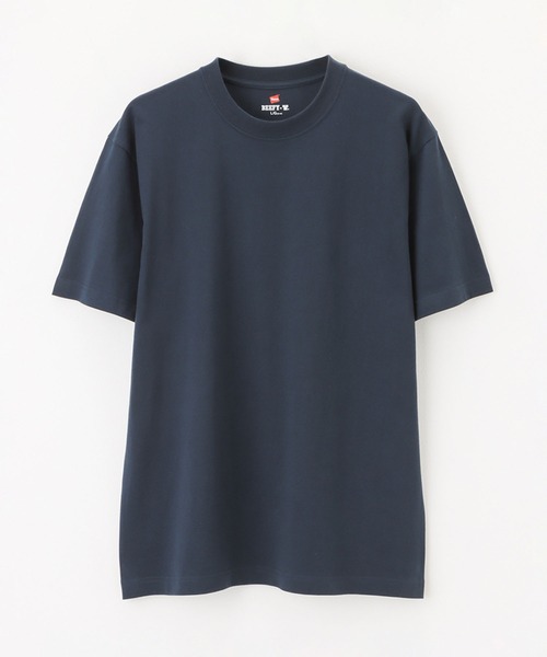 HANES（ヘインズ）の「【Hanes/ヘインズ】BEEFY-T (ビーフィーT) ショートスリーブTシャツ H5180（Tシャツ/カットソー・メンズ・ブラック/ホワイト/ネイビー/ダークグリーン/ヘザーグレー/ダークグレー・L/M/XL/S）」の12枚目の写真