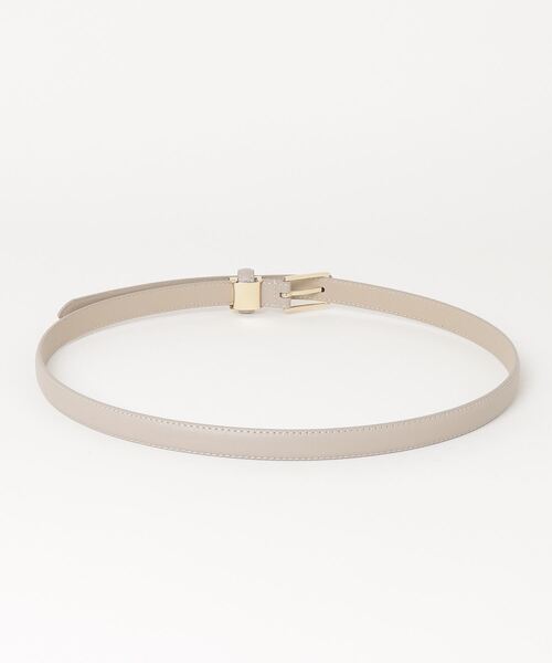 TOKYO SHIRTS（トウキョウシャツ）の「丸形ピンバックル ベルト（ベルト・レディース・ブラック/ベージュ・FREE）」の7枚目の写真