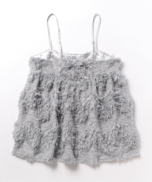 DONOBAN（ドノバン）の「フェザーカットジャガードキャミ（キャミソール・レディース・グレー/ホワイト・F）」の17枚目の写真