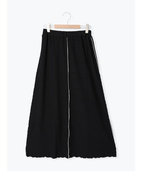 ehka sopo（エヘカソポ）の「配色メローカットスカート（スカート・レディース・ブラック/オレンジ/ブルー・F）」の11枚目の写真