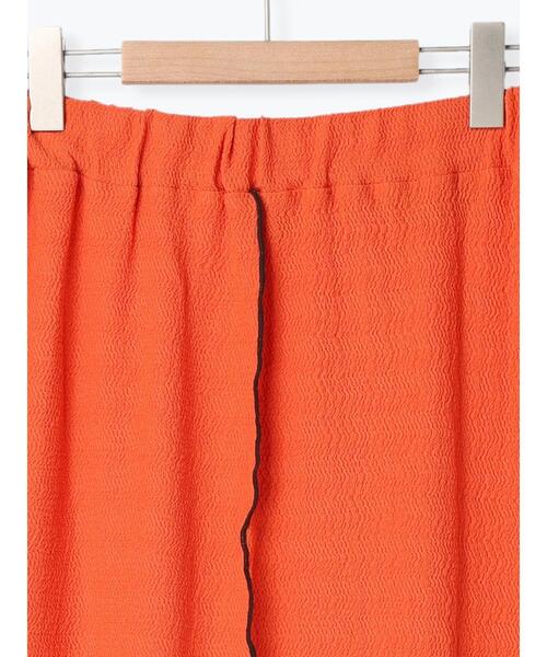 ehka sopo（エヘカソポ）の「配色メローカットスカート（スカート・レディース・ブラック/オレンジ/ブルー・F）」の5枚目の写真