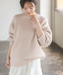 Noble | ラメ畦編みプルオーバー(ニット/セーター)