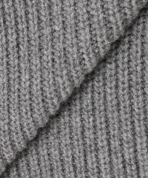 Noble（ノーブル）の「ラメ畦編みプルオーバー（ニット/セーター