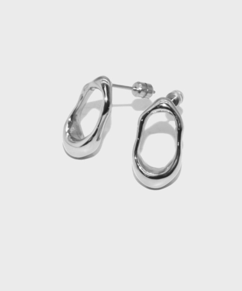LHME(エルエイチエムイー)の「【WEB限定】”Aqua”サークルピアス/サージカルステンレス(金属アレルギー対応)【LHME / エルエイチエムイー】(ピアス(両耳用)・レディース・シルバー/ゴールド・ONE SIZE)」の1枚目の写真