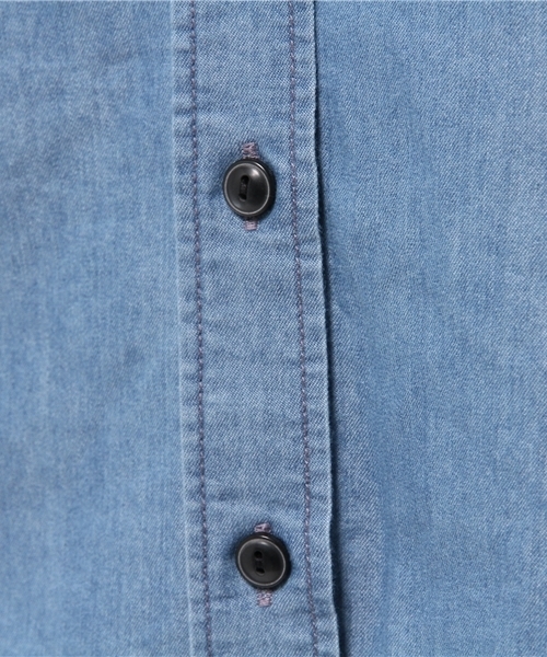 ASI エッセンシャル バイオウォッシング デニム シャツ FOG ESSENTIALS シャツ ESSENTIALS/エッセンシャルズ DENIM LS