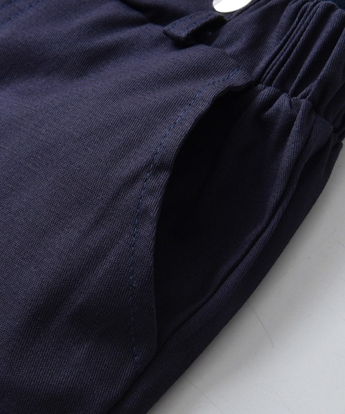 DAY CLOSET（デイ クローゼット）の「キッズスーツ 長袖ストライプシャツ+サスペンダー+蝶ネクタイ+パンツ 4点セット（セットアップ・キッズ・ブルー・90cm/100cm/110cm/120cm/130cm）」の9枚目の写真