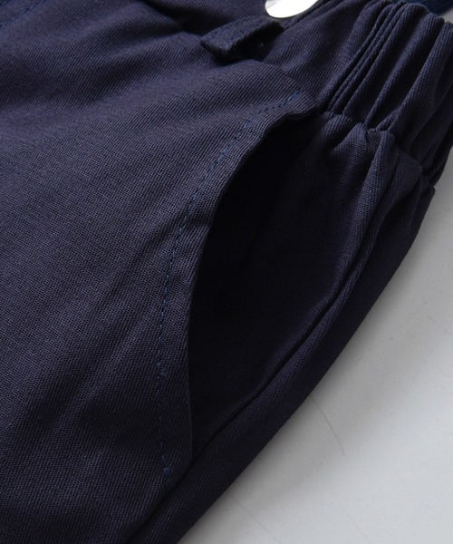 DAY CLOSET（デイ クローゼット）の「キッズスーツ 長袖ストライプシャツ+サスペンダー+蝶ネクタイ+パンツ 4点セット（セットアップ・キッズ・ブルー・90cm/100cm/110cm/120cm/130cm）」の18枚目の写真