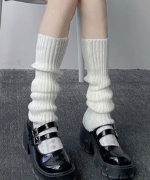 Mayree（メイリー）の「【float】リブニット 無地 レッグウォーマー/レッグカバー【50cm】（レッグウォーマー）」