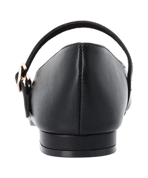 Lugnoncure（ルノンキュール）の「ローヒールストラップパンプス（パンプス・レディース・オフホワイト/ブラック/ゴールド・L/M）」の8枚目の写真