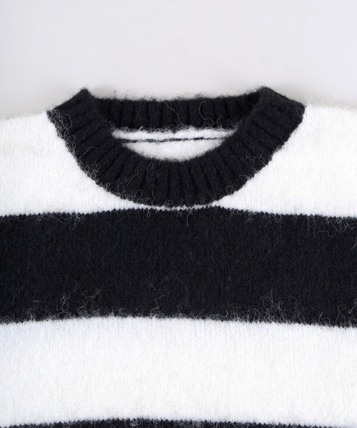 Figments（フィグメンツ）の「ボーダーセーター（ニット/セーター・レディース・ホワイト・FREE）」の4枚目の写真