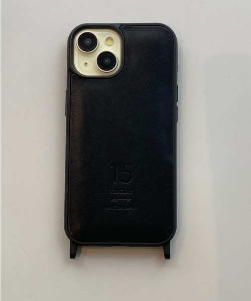 TIDEWAY（タイドウェイ）の「GNZ IPHONE 15(6.1inch)（スマホケース/カバー・レディース・キャメル/グリーン/ブラック/チョコ/ブルー・FREE）」の3枚目の写真