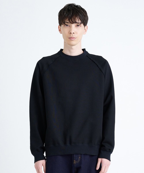 marka（マーカ）の「STUDIOUS別注 RAGLAN CREW NECK SWEAT PO（スウェット・メンズ・ブラック/グレー・1/2）」の22枚目の写真