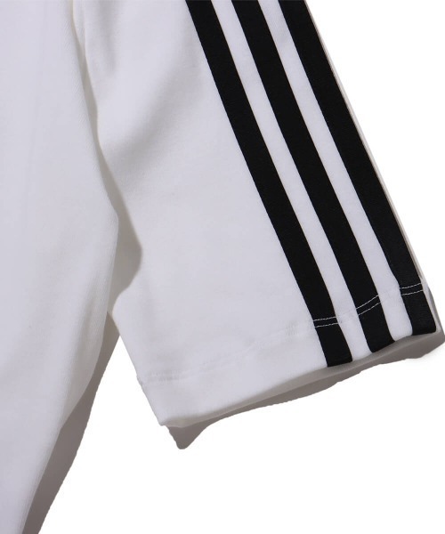 adidas（アディダス）の「adidas 3 S BABY TEE / アディダス スリーストライプス ベイビー Tシャツ（Tシャツ/カットソー・レディース・ホワイト/ピンク/パープル・S/M/L）」の7枚目の写真