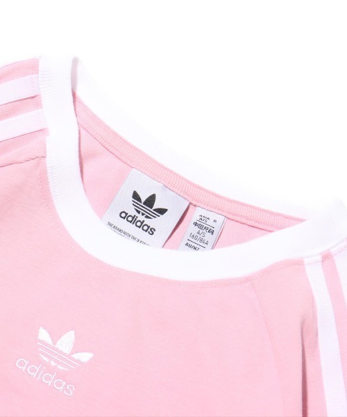 adidas ピンク ストライプ Tシャツ adidas tシャツ ジャカード・ストライプ・ジャージー JCQUARD