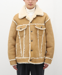 ジャケット・アウター Levi's SHEARLING OLYMPIA TRUCKER JACKET Shearling Olympia Trucker Jacket - Black | Levi's® ES